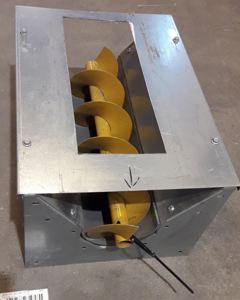 Lateral auger d135 0.50m rh with cover M&M